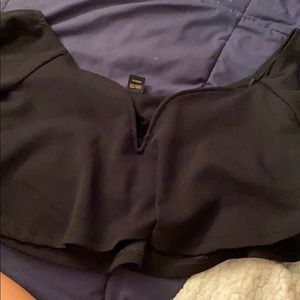 Off the shoulder crop top